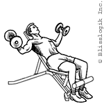 incline fly dumbbell exercises for chest